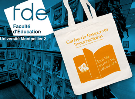 tote bag Sac Bibliothèque Médiathèque Montpellier